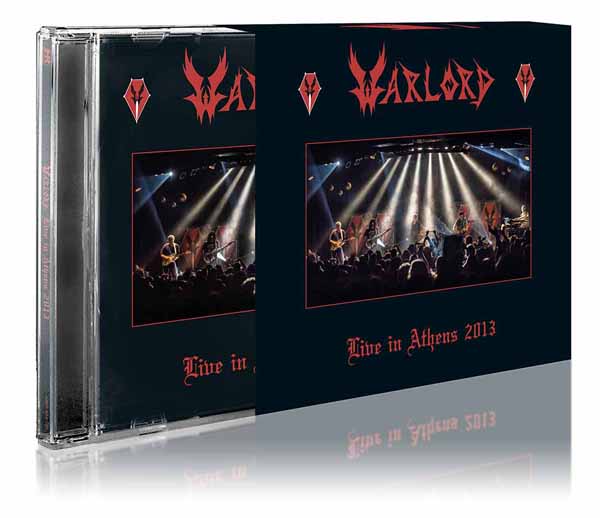 Warlord – LIVE IN ATHENS 2013 (SLIPCASE) Compact Disc Double