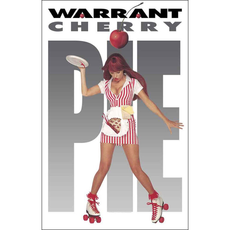 Warrant Cherry Pie Textile Poster