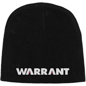 Warrant Unisex Logo Black Beanie Hat