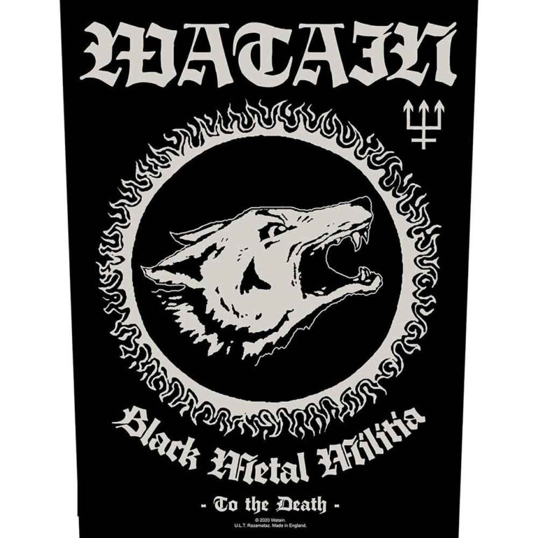 Watain Black Metal Militia Back Patch