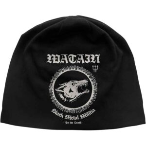 Watain Unisex Black Metal Militia Black Beanie Hat