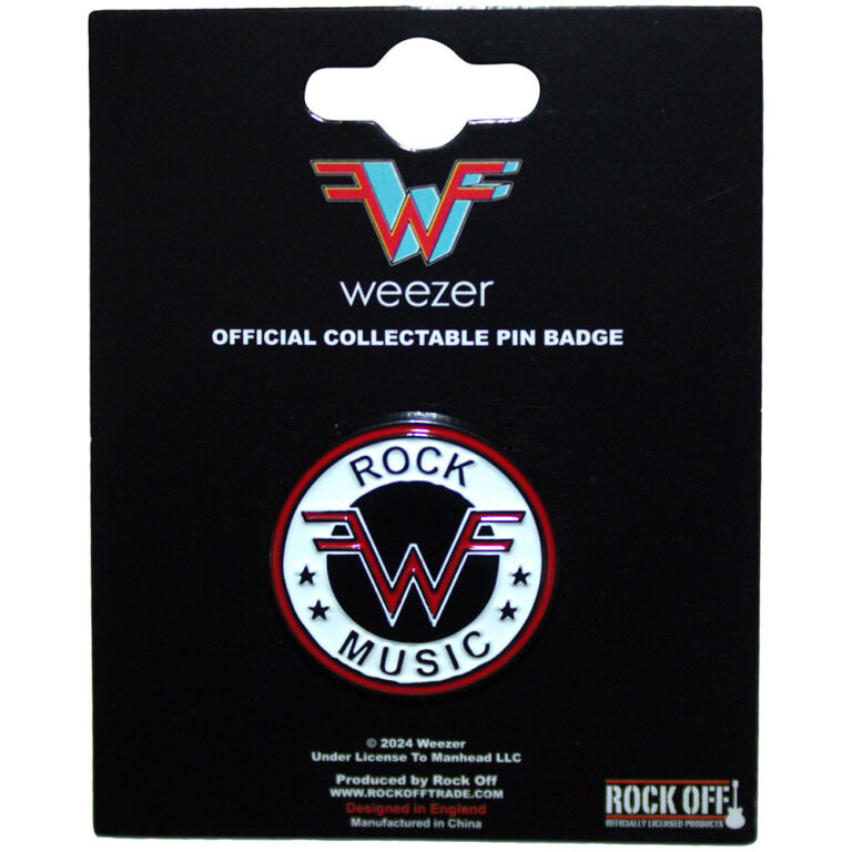 Weezer Rock Music Emblem Pin Badge
