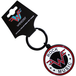 Weezer Rock Music Emblem Keychain