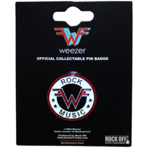 Weezer Rock Music Emblem Pin Badge