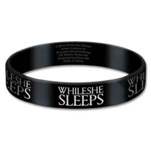 While She Sleeps Logo Gummy Wristband