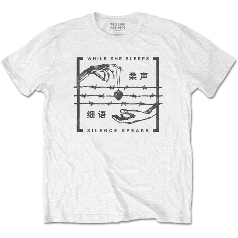 While She Sleeps Silence Speaks T-Shirt