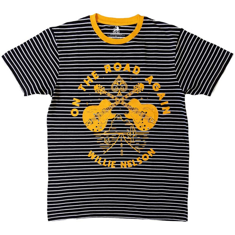 Willie Nelson On The Road Again Ringer T-Shirt