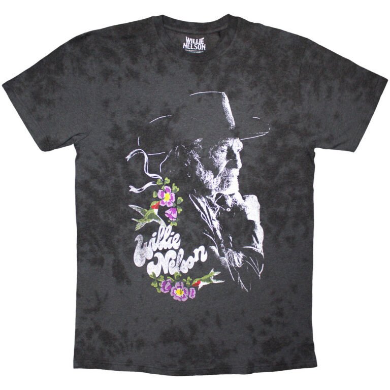 Willie Nelson Floral T-Shirt