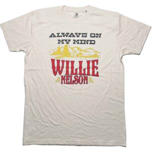 Willie Nelson Always On My Mind Natural T-Shirt