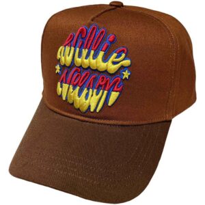 Willie Nelson Emblem Brown Baseball Cap