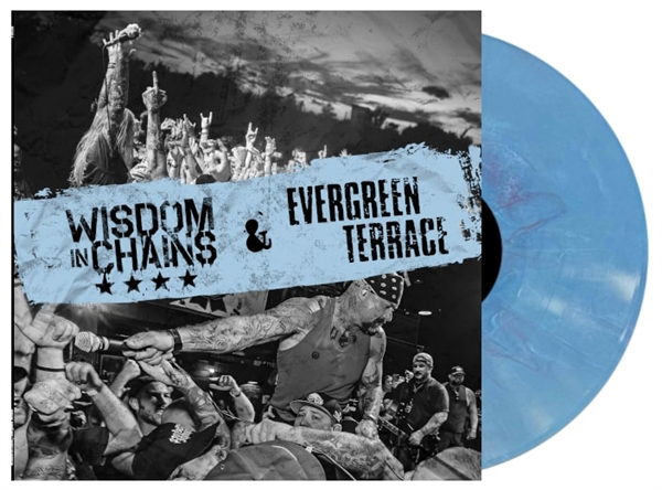 WISDOM IN CHAINS / EVERGREEN TERRACE – SPLIT (BABY BLUE VINYL) Vinyl LP