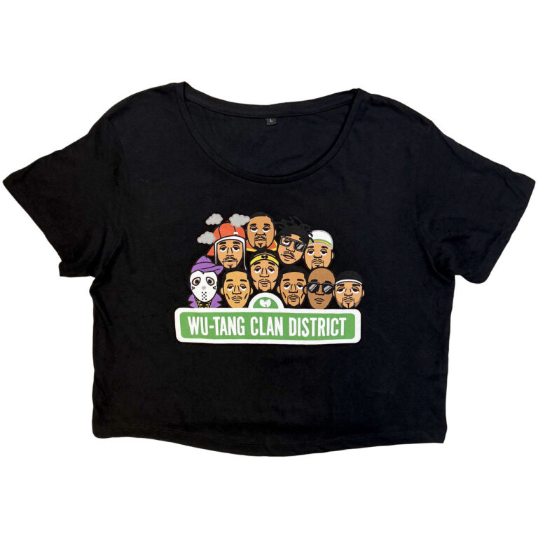 Wu-Tang Clan Sesame Street Ladies Crop Top