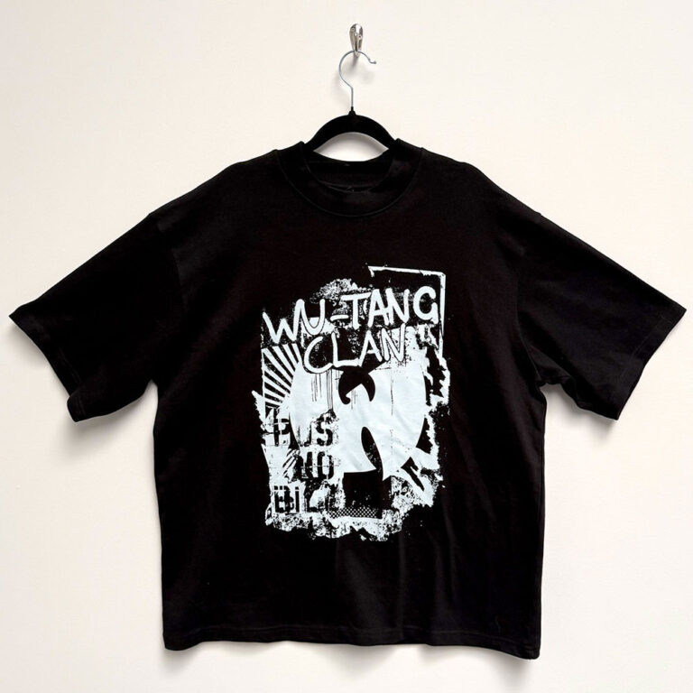 Wu-Tang Clan Unisex Oversized Boxy T-Shirt: Graffiti Black T-Shirt