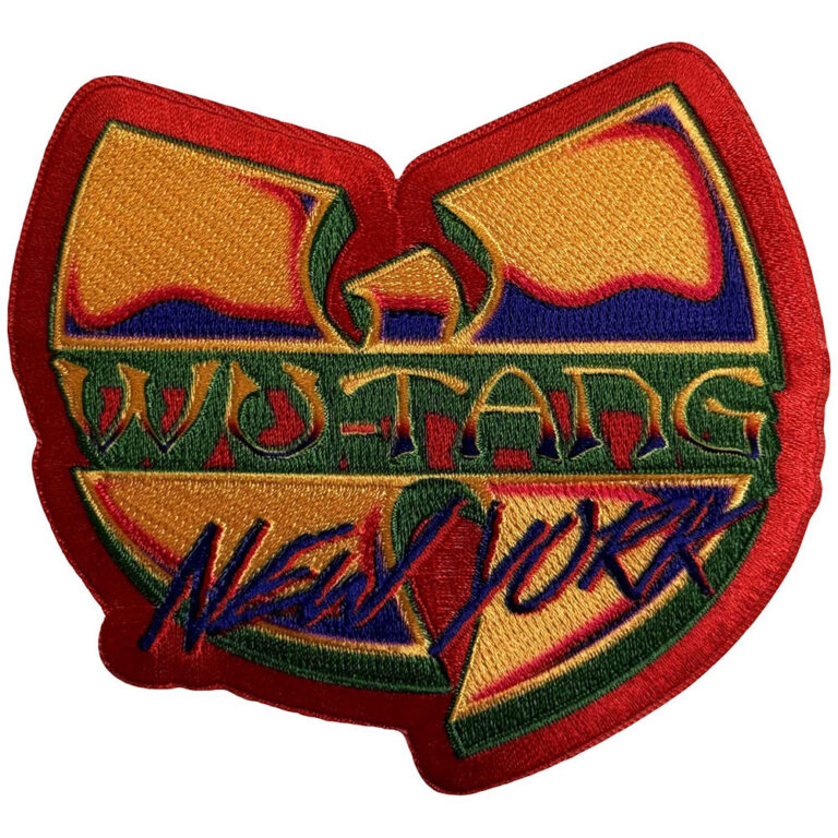 Wu-Tang Clan New York Logo Red Woven Patch