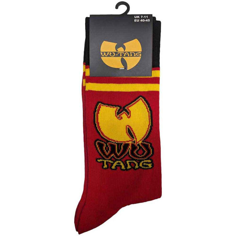 Wu-Tang Clan Wu-Tang Stripes (Red) (UK Size 7 – 11) Socks