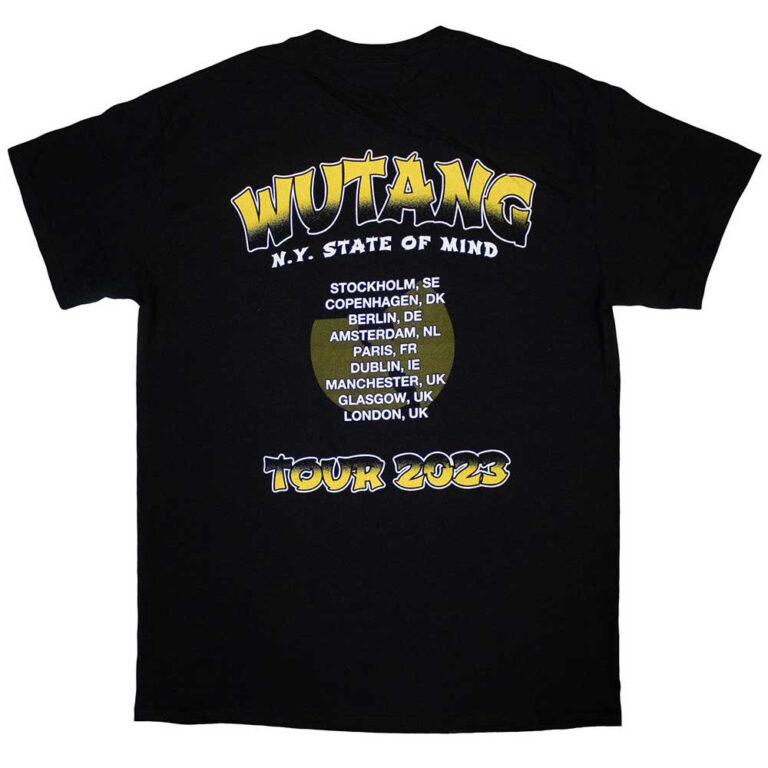 Wu-Tang Clan Tour ’23 Slanted Logo State Of Mind T-Shirt