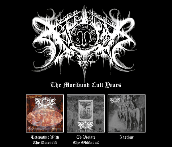 Xasthur – THE MORIBUND CULT YEARS (3CD) Compact Disc – 3 CD Box Set