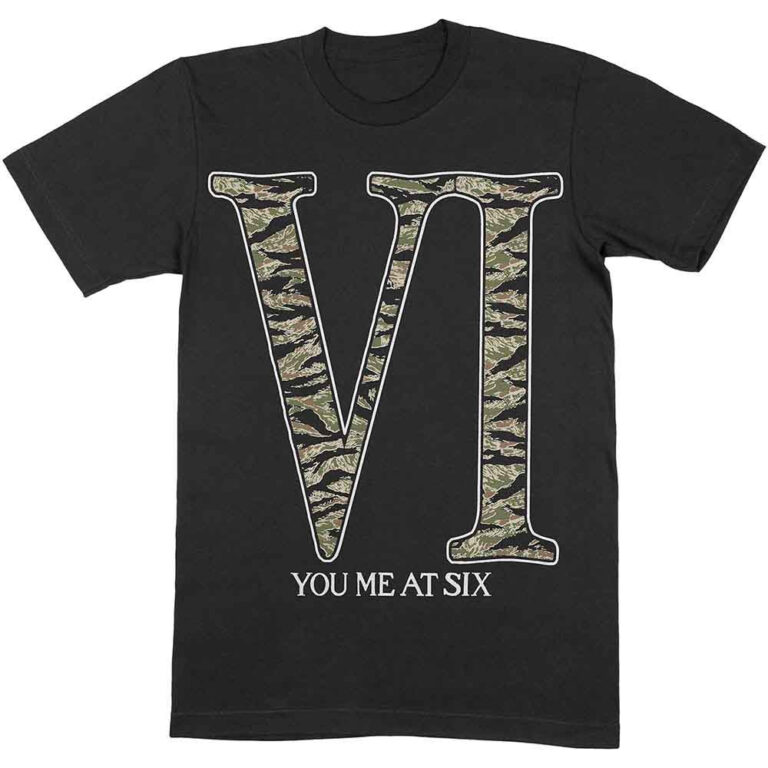 You Me At Six Camo VI T-Shirt