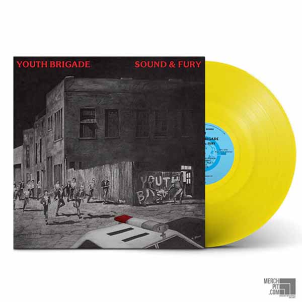 Youth Brigade - SOUND & FURY (YELLOW VINYL) Vinyl LP