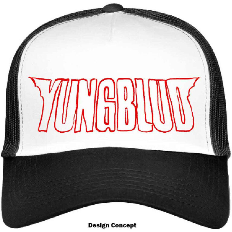 Yungblud Red Logo Outline Mesh Back Cap