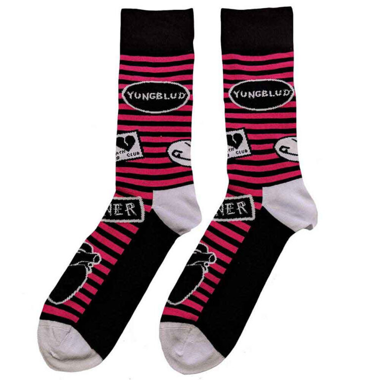 Yungblud Symbols (Black) (UK Size 7 – 11) Socks