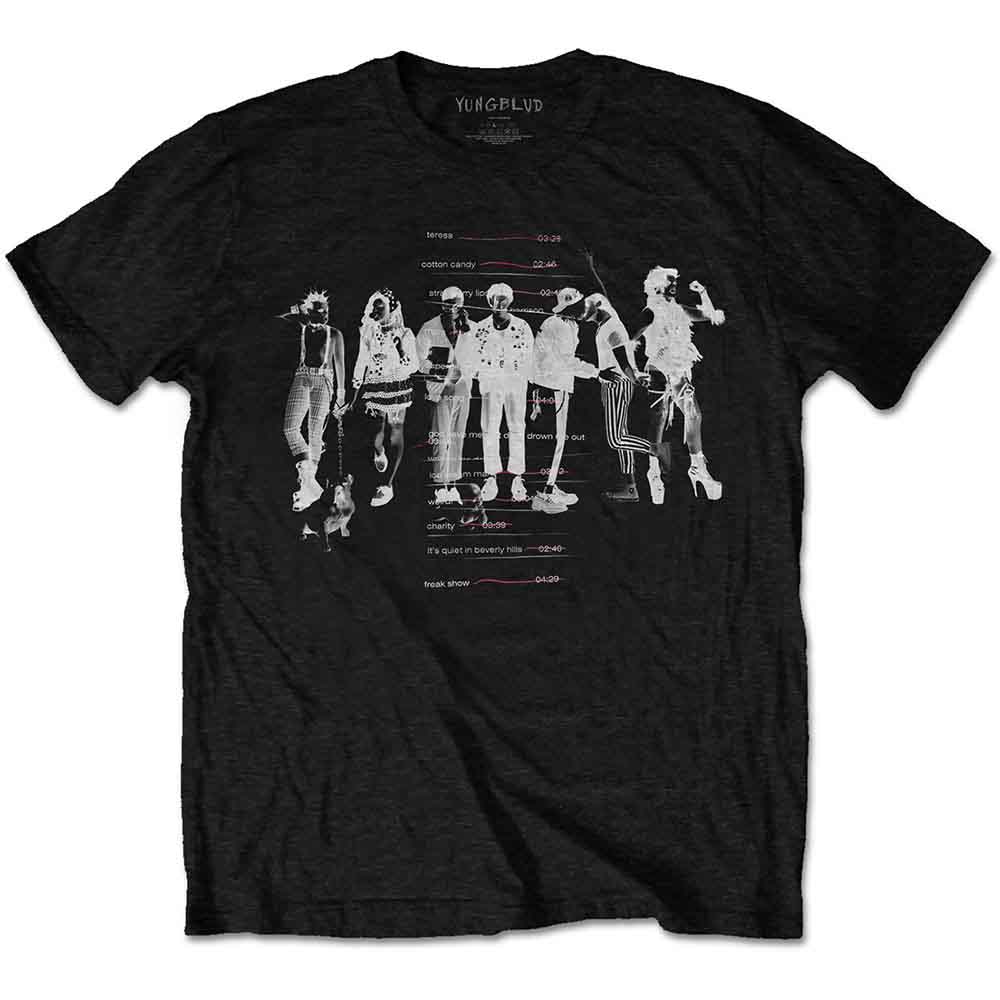Yungblud Weird Track list Black T-Shirt