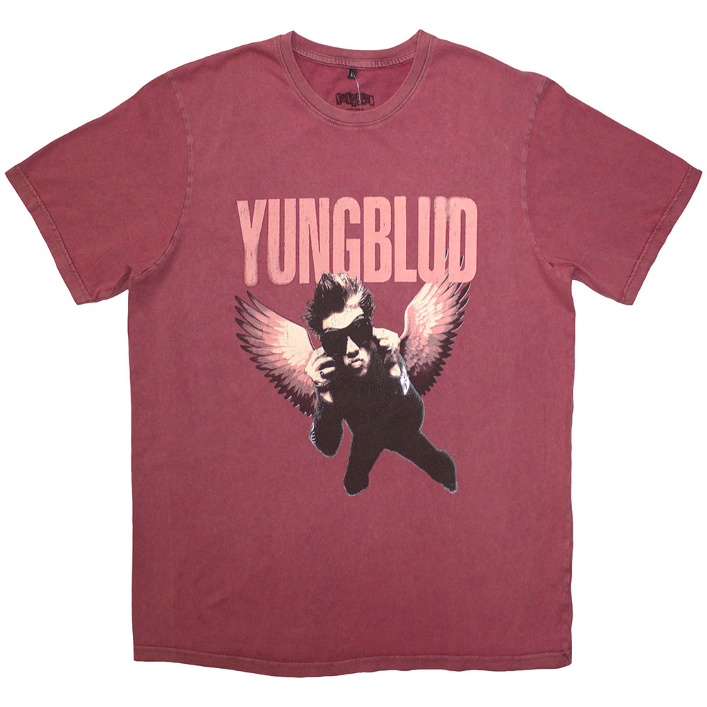 Yungblud Wings Red Wash Wash Collection T-Shirt