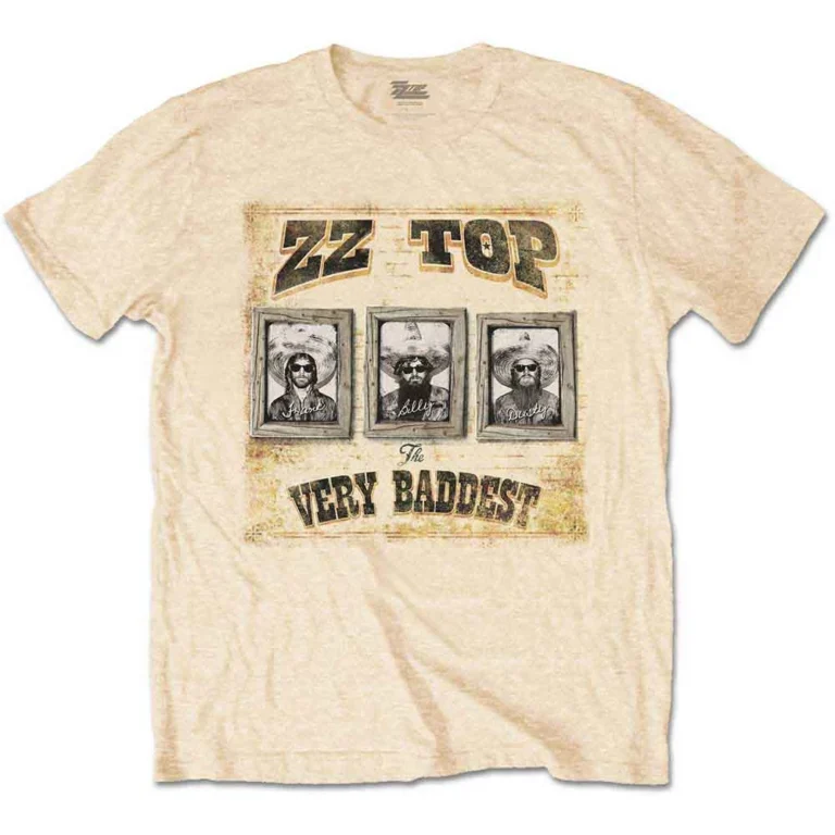 ZZ Top Very Baddest (Vegas Gold) T-Shirt