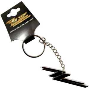 ZZ Top Twin Zees Logo Keychain