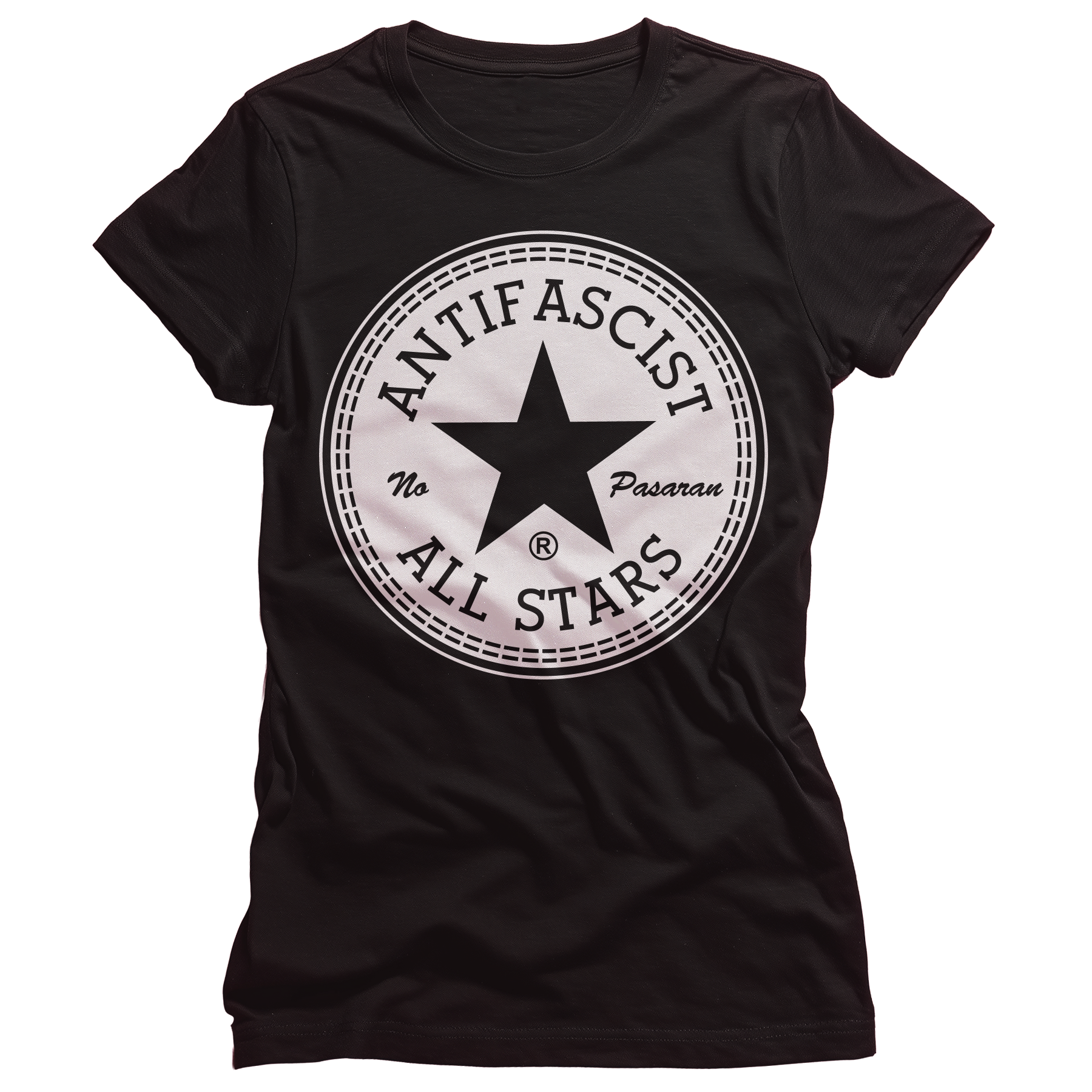 Anti-Fascist All Stars Ladies T-Shirt