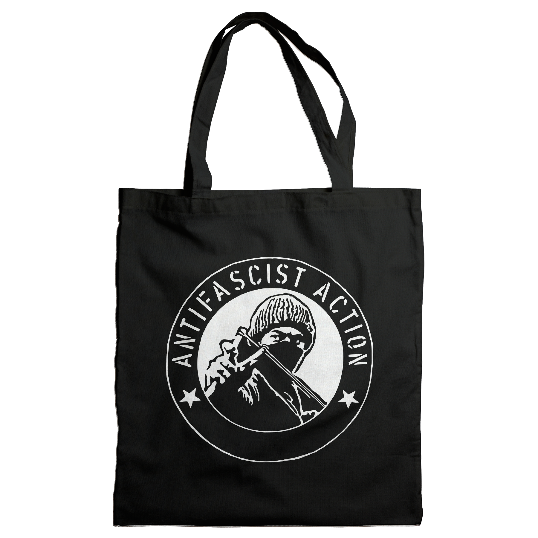 Antifascist Action Catapult Tote Bag