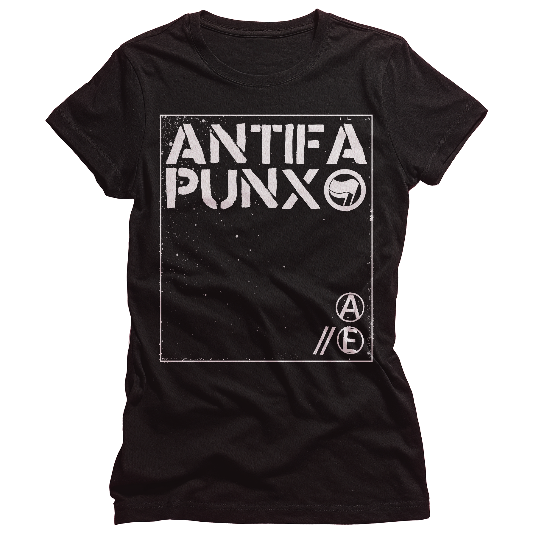 Antifa Punx Ladies T-Shirt