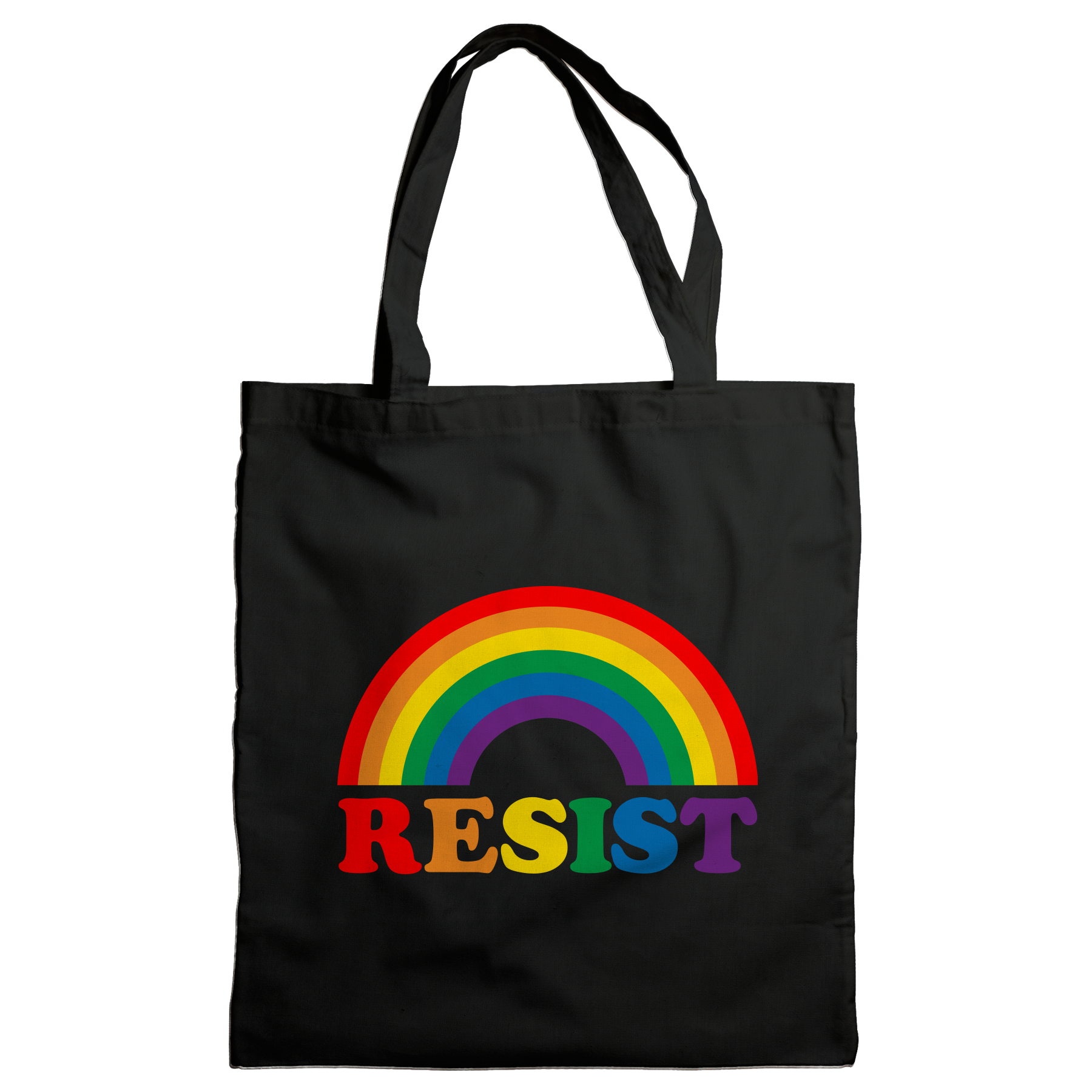 Resist Rainbow Tote Bag